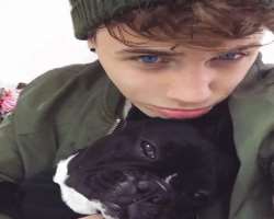 The star is an animal lover and has also adopted one dog.